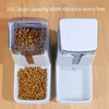 Dog Bowls Feeders 3.5L Auto Food Feeder Dispenser Dog Cat Bowl Feeder Large Capacity Dog Cat Water Food Feeding Pet Supplies Pet Fountain 231031