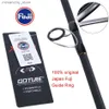 Canne da pesca per barche Goture Xceed 1,98-3,6 m Fuji Anello guida Canna da pesca per spinning in carbonio M / MH Asta per esca elettrica 4 pezzi Canna da viaggio con borsa per tubi Q231031