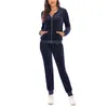 Women's Sleepwear Womens 2 Pieces Joggers Outfits Jogging Sweatsuits Set Soft Sports Sweat Suits Pants With Pockets Pajamas Tall