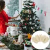 Decorazioni natalizie 6 pezzi fai da te artificiale Meranti decorazione creativa per la casa (dorato)