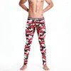 Men's Thermal Underwear Camouflage Cotton Long Johns Winter Leggings