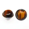 Tiger Eye Jewelpop Fits Kameleon bracelet necklace ring 925 silver plating for kameleon jewelpops IJP260300A