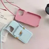 Leatter Cell Case Phone Designer Crossbody for iPhone 14 Pro Max 13 Promax 12 11 Plus XR電話ケースカードウォレット財布フォネケースD238254C 111