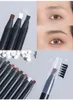 Eyebrow Enhancers 5st varumärke Eyebrow Pencil White Black Waterproof Brown High Quality Professional Makeup Eyebrow Tattoo Wholesale 231031