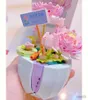 Blöcke Mini Bausteine Bouquet 3D Modell Spielzeug DIY Ziegel Pflanze Topf Blume Spielzeug für Mädchen Kinder Geschenke Hause Dekoration moc R231031
