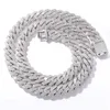 Bracelet Designer Bijoux Collier Cuba Lien 13mm Vvs Mossanite Lien Cubain 2023 Moissanite Hip Hop Bijoux En Argent Sterling 925 Glacé Chaîne De Bijoux En Argent Pour Hommes