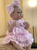 Dolls Adorável Bettie 45cm menina de corpo inteiro Doll Vinil Painted Baby com cabelos para crianças Presente de Natal 231031