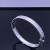 Modedesigner högkvalitativ charm tennisarmband signatur van-clef arpes armband pulsera för kvinnor fest bröllopälskare gåva rostfritt stål smycken