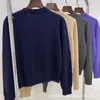 Maglioni da donna Designer 23 Autunno/Inverno MM cashmere serie colori macaron maglione di alta qualità versatile alla moda girocollo a maniche lunghe OCSU