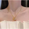 Miao love necklace female one arrow through clavicle chain heart-shaped peach heart m family square crystal round Pendant