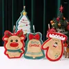 タオル2024クリスマスハンドソフトバスタオルバスルームカワイイクリスマスギフトサンタ装飾用のキッチン吸収布