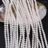 Loose Gemstones Fine Jewelry Selling Chinese Akoya Round Shape Natural White Color Pearl Strand