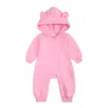 Rompers Baby Winter Clothes Born Bear Jumpsuit för flickor från 0 till 6 12 18 24 månader Saker Kids Overalys Cotton Boys Outfit Bodysuits 231030