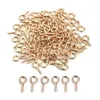 100pcs Mini Screw Eye Pin Eye Pin Eyelets Screw Hooks Threaded Clasp Connector Pendant For Resin Mold Jewelry Making Accessories Jewelry MakingJewelry Findings