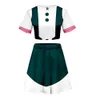 My Hero Academia Cosplay Costume Todoroki Shouto /Bakugou Katsuki /Midoriya Izuku Women Topps+Kirt Set College Uniforms C45K174