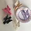 Hair Clips Barrettes Niche European butterfly heavy work diamond-studded fantasy fairy catch clip ins acetate hairpin hair accessories shark clip 231030