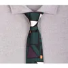 Yay bağları Yüksek kaliteli erkekler moda resmi 7cm kravat Erkekler için iş takım elbise kravat tasarımı baskı basılı dokuma boyun kravat ile hediye kutusu 231031