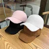 Casquettes de baseball automne et hiver baseball femmes faux sherpa chapeaux chaud en peluche printemps