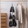 Storage Bags Hanging Organizer With 360 Rotatable Hook Fabric Bag For