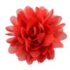 Haaraccessoires 150 stks/partij 10 cm Chiffon Bloemen Voor DIY Stof Bloemboeket Bruiloft Decoratie Hoofd Wrap Hoofdband Decor