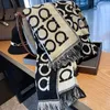 Sjaals Luxe designer merk Winterdeken Sjaal sjaals voor dames Warme pashmina Letterprint Grote omslag Kasjmier Foulard Lange stola 231031