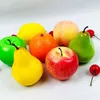 Party Decoration Green Yellow Pear Decoration: 4pcs Artificial Fruit Simulation For Home Holiday Display Ship