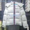 Homens preto para baixo jaqueta nfc scan com capuz designer puffer casaco de inverno quente outerwear saco entrega poeira q03m