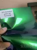 HD Gloss Chameleon Pearl Glitter Metallic Green Red Vinyl Car Wrap Foil med Air Release Diamond Car Sticker Decal