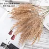 Dried Flowers 6pcsset Artificial Flower Gold Christmas Year Spray Accessories Home Decoration Fake 231030