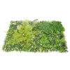 Fleurs décoratives mur artificiel fausses feuilles de verdure herbe fond plantes panneaux décorations en plastique