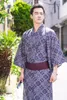 Abbigliamento etnico Kimono da uomo giapponese Yukata Stile tradizionale Abito da samurai Cosplay Tessuto antirughe Stoppini Il sudore si asciuga rapidamente