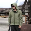 Mens Hoodies Sweatshirts Fashion Tactical Recon Fleece Jacket Full Zip Army Men Combat Warm Casual Hoody Outerwear Coat 231031
