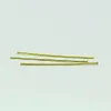 Beadsnice gold plated brass head pin for jewelry making flat head straight pins jewellery findings whole ID 12927226P