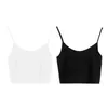 Tanks pour femmes Camis Femmes Camis d'été Sexy Top Black Sling Crop Top Backless Camisole Fashion Casual Pipe Top Womens Sans manches Crop Topl240429