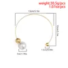 Полированный женский жемчужный кулон-колье, ожерелье-цепочка Love, комплект ювелирных изделий из серебра 18 карат и золота, рождественский подарок