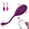 Vajina Yumurta Bluetooth Vibratör Kablosuz Uzaktan Uygulama Kadınlar için Seks Oyuncakları G Spot Klitoris Stimülatörü Kegel Ball Vibrador 231010