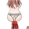 Slips Culottes Lingerie Amusante Sous-vêtements Sexy Pantalons String Pour Femmes Sont Des Couples Passionnés Et Séduisants Désir Pur Transparent Émotionnel Dhbda