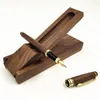 Creative Enterprise Business Gift Walnut Wood Pen Sign-Pen Ball Point Student Utsökta brevpapper med fall