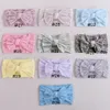 Hair Accessories 20 PcsLot Floral Print Baby Nylon Headbands Cable Knit Bow Headwraps Kids Girls 231031