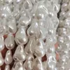 20 pièces perles d'imitation baroques avec trou pour la couture bijoux à bricoler soi-même faisant des femmes boucles d'oreilles en perles baroques bijoux Punk bijoux de modeBeads Jewelry