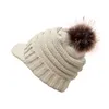 Vrouw Wollen Hoed Winter Warm Pom Paardenstaart Mutsen Gebreide Hoeden 5 Kleuren Home Fashion Volwassen Hiphop Paardenstaart Hoed Pet