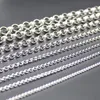 12 meter veel hele roestvrijstalen Ronde Rolo Chain Link DIY Sieraden Markering bevindingen kettingen 2 5mm 3mm 4mm 6mm294a