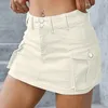 Jeans femininos 2023 para mulheres na moda dos anos 90 Booty Lifting Denim Straight Leg Midi Dress
