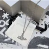 Fashion Brand Designer Pendant Necklaces Letter Viviene Chokers Luxury Women Jewelry Metal Pearl Necklace cjeweler Westwood For Woman Chain fdry116