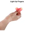 Lightup Magic Thumbs LED 플래시 손가락 팁 파티 파티 용품 조명 밝은 근접 촬영 단계 Magican Tricks 파티 소품