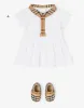 Neue Mode Baby Designer Baby Kleid Mädchen Kariertes Hemd Kleiden Sommer Kinder Kurzarm Baumwolle Hemd Rock Klassische Plaid Revers importiert C