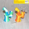 Hoge kwaliteit Waterpijpen nieuwe collectie Draagbare Silicon bong Pijpen Droge Kruid waterpijp siliconen Percolator Waterpijpen mini waskolf rigs ZZ