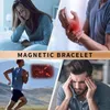 Bracelets de charme Bracelet de thérapie magnétique élégant pour hommes soulagement efficace de la douleur 109 pièces bracelet de germanium d'énergie 316L bijoux en acier inoxydable 231030