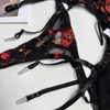 Sexy conjunto sexy pornô roupa interior feminina corpo bandagem lingerie conjunto flor bordado cosplay roupas transparente rendas roupa interior sexo ternos 231030