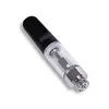 0.5ml 1.0ml Atomizer A13 Ceramic Coil Vape Cartridges 510 Thread Thick Oil Vaporizer Glass Ceramic Empty Cart White Black Ceramic Mouthpiece Foam Box Preheat Battery